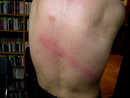 Joe was Caned