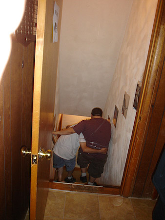 Now They Go Down the Stairs