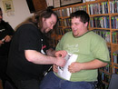 Dave Getting Stapled